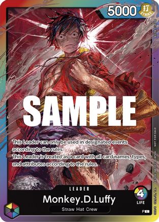(P) Monkey.D.Luffy (Rainbow Leader) (Leader Pack) (Sealed Battle 2023 Vol. 1) - One Piece Promotion Cards Normal