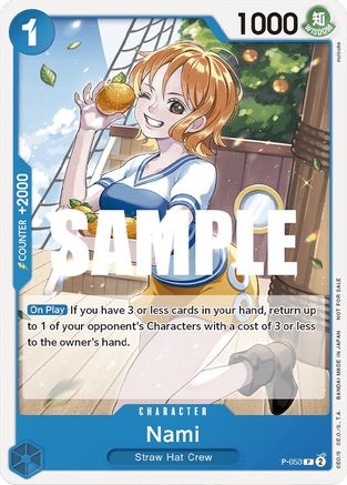 (P-053) Nami (Sealed Battle Kit Vol. 1) - One Piece Promotion Cards Normal