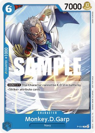 (P-054) Monkey.D.Garp (Sealed Battle Kit Vol. 1) - One Piece Promotion Cards Normal