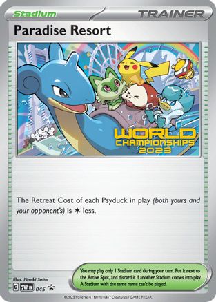 Paradise Resort (World Championships 2023) (45) - SV Scarlet & Violet Promo Cards  - Promo