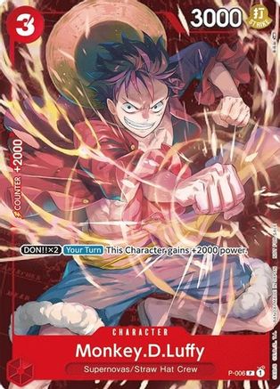 (P-006) Monkey.D.Luffy - P-006 (Retail Promo) - One Piece Promotion Cards Normal