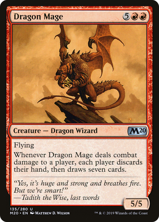 Dragon Mage (M20-135) - Core Set 2020