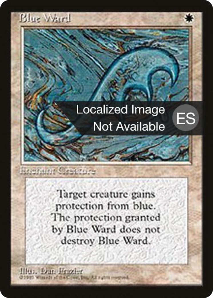 Blue Ward (4BB-010) - Fourth Edition Foreign Black Border