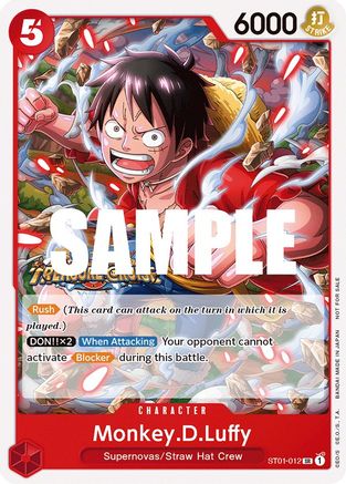 Monkey.D.Luffy (Tournament Pack Vol. 5) (ST01-012) - One Piece Promotion Cards Foil