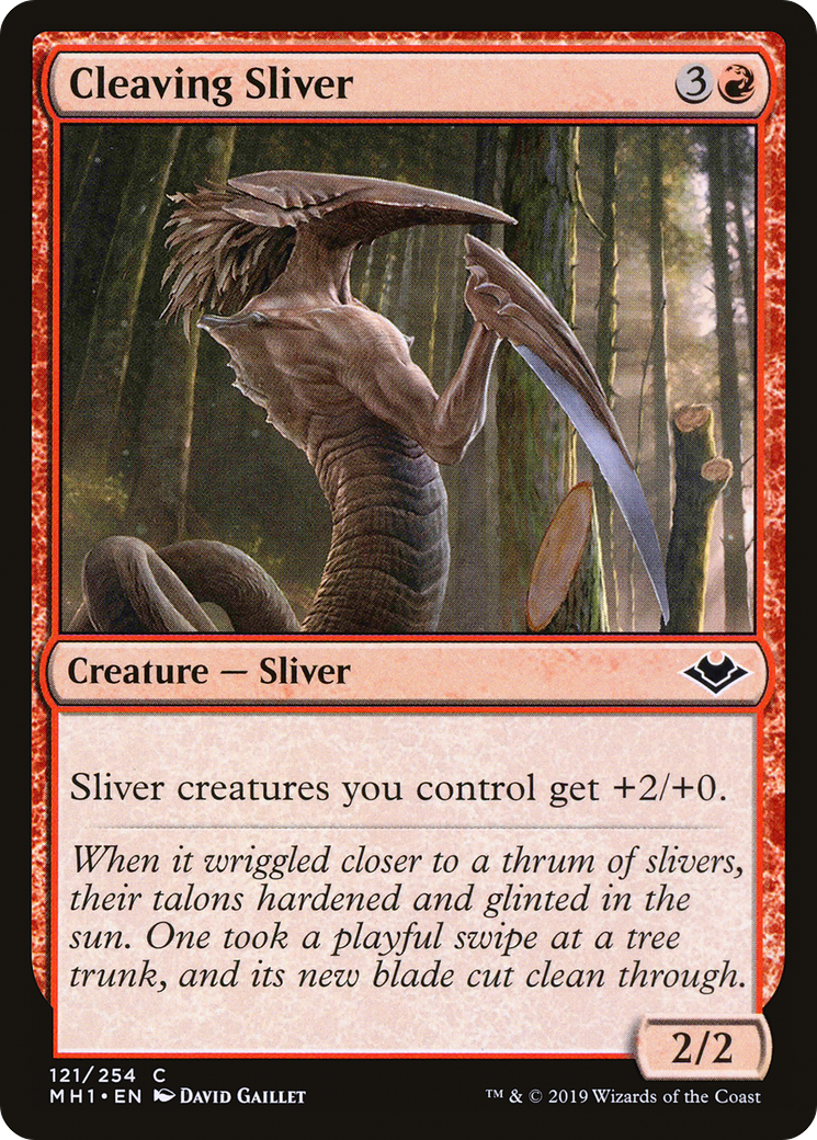 Cleaving Sliver (MH1-121) - Modern Horizons