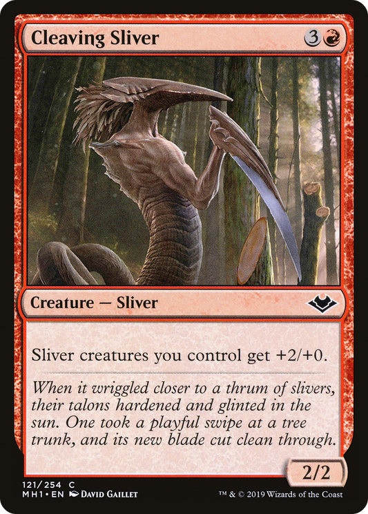 Cleaving Sliver (MH1-121) - Modern Horizons Foil