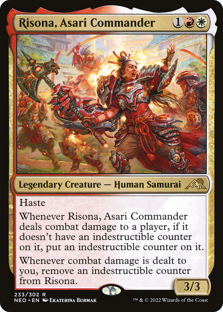 Risona, Asari Commander (NEO-233) - Kamigawa: Neon Dynasty