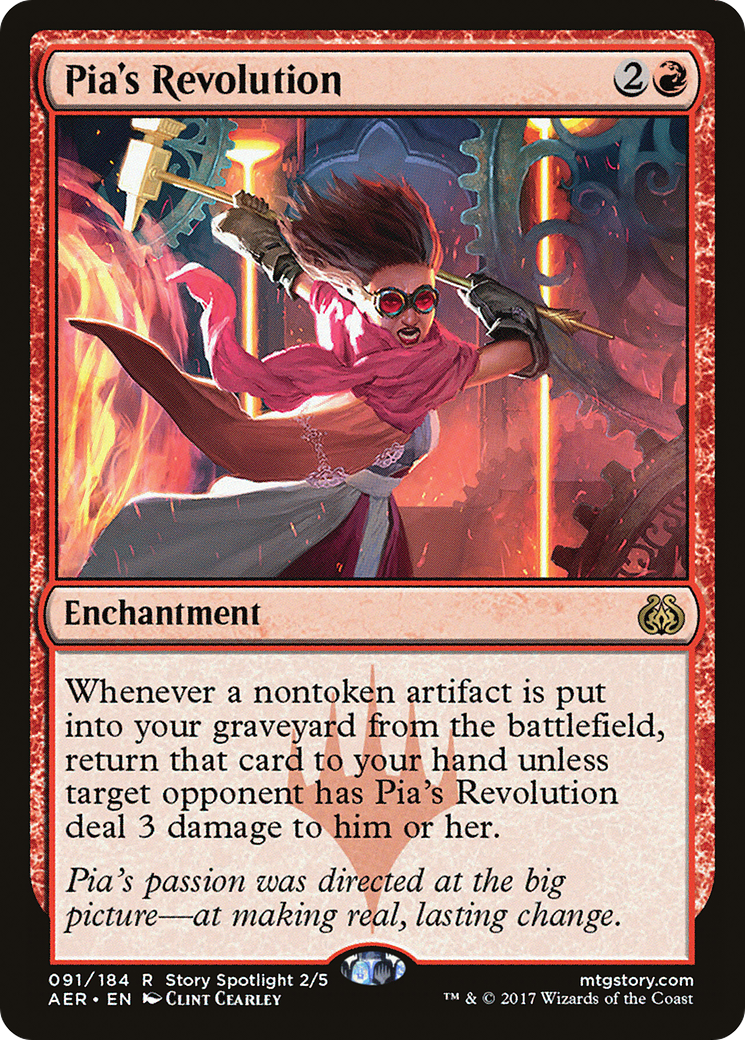 Pia's Revolution (AER-091) - Aether Revolt Foil