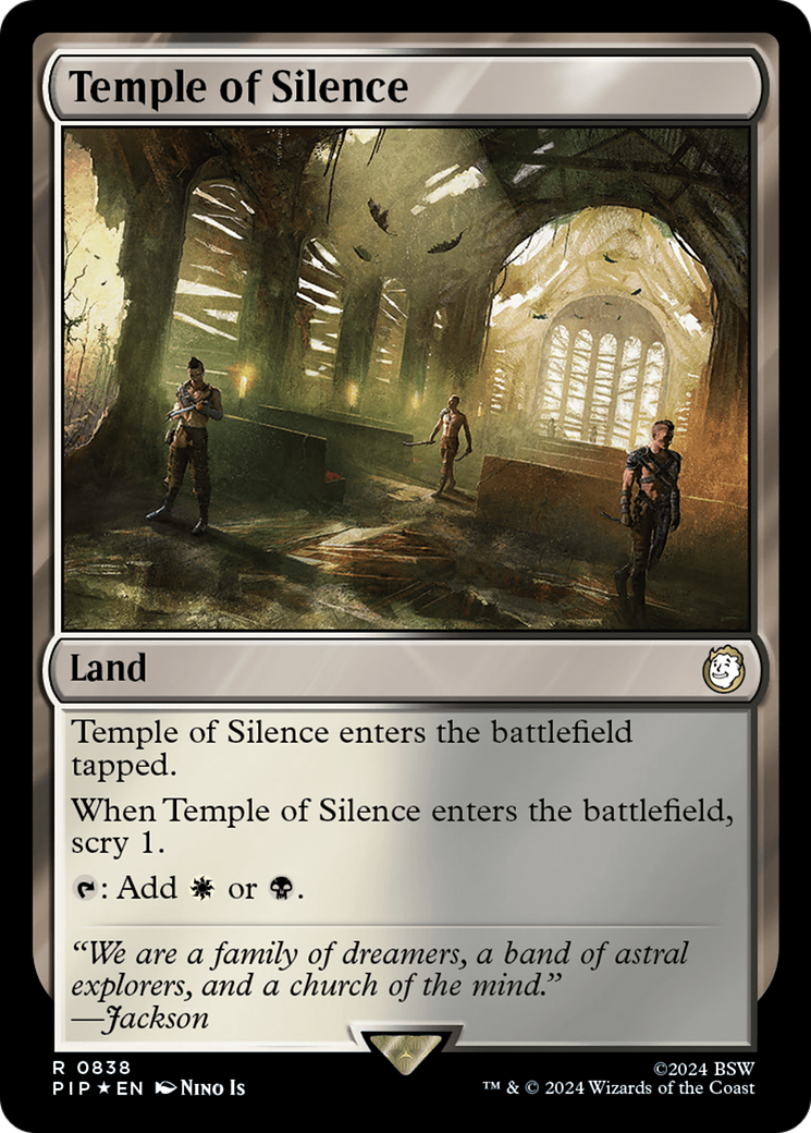 Temple of Silence (PIP-838) - Fallout Foil