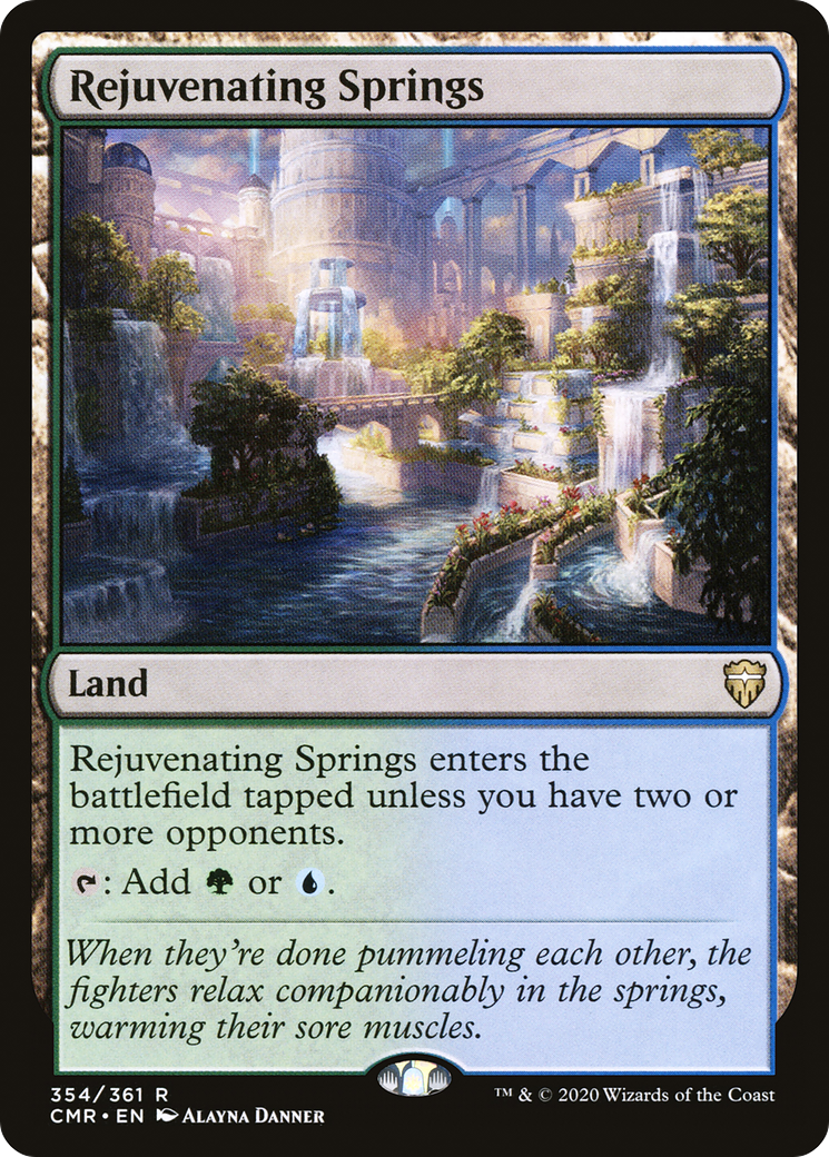 Rejuvenating Springs (CMR-354) - Commander Legends