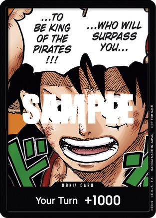 DON!! Card (Monkey.D.Luffy) (1st Anniversary DON!! Card Pack) - One Piece Promotion Cards Normal