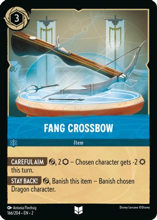 (166/204)  Fang Crossbow - Rise of the Floodborn  Cold Foil