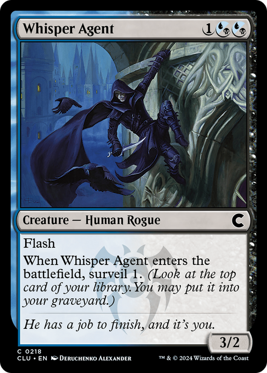 Whisper Agent (CLU-218) - Ravnica: Clue Edition