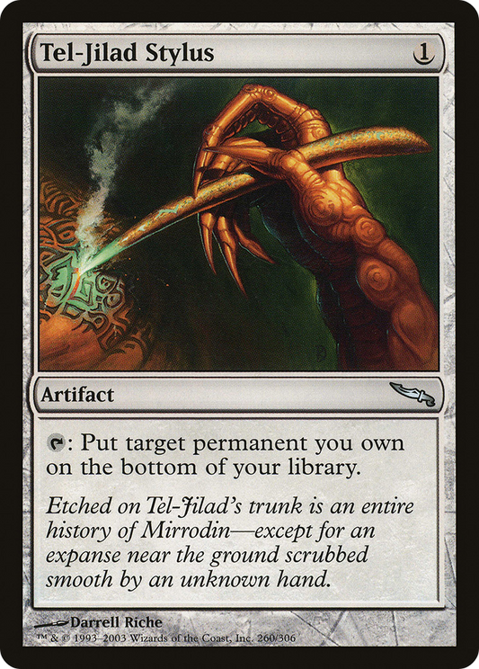 Tel-Jilad Stylus (MRD-260) - Mirrodin Foil