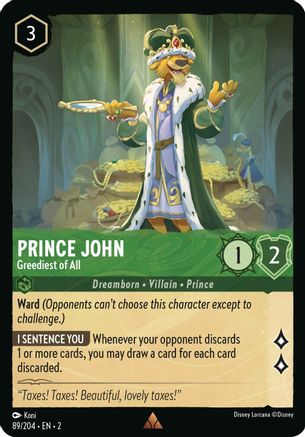 Prince John - Greediest of All (89/204) - Rise of the Floodborn