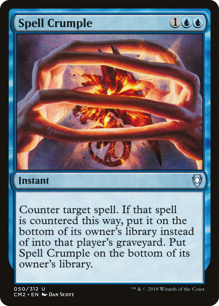 Spell Crumple (CM2-050) - Commander Anthology Volume II