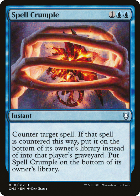 Spell Crumple (CM2-050) - Commander Anthology Volume II