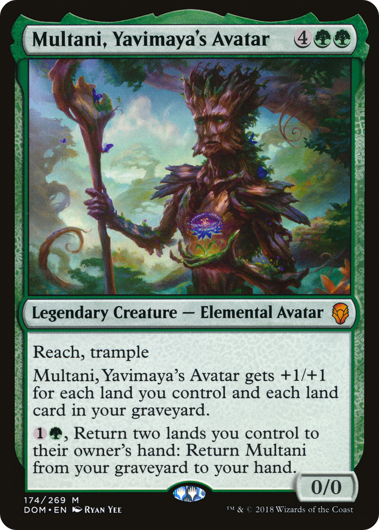 Multani, Yavimaya's Avatar (DOM-174) - Dominaria Foil