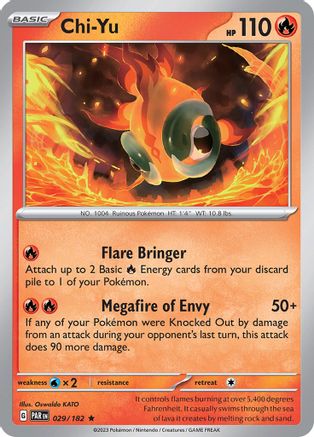 Chi-Yu (29/182) - SV04 Paradox Rift Reverse Holofoil - Rare
