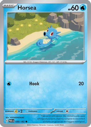 Horsea (30/182) - SV04 Paradox Rift Reverse Holofoil - Common