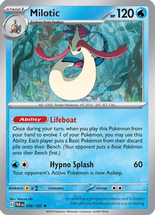 Milotic 36 - SV04 Paradox Rift Holofoil