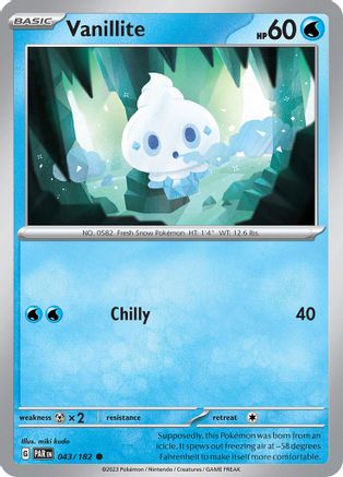 Vanillite (43/182) - SV04 Paradox Rift  - Common