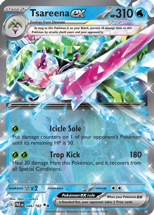 Tsareena ex (46/182) - SV04 Paradox Rift Holofoil - Double Rare