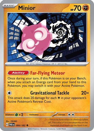 Minior (99/182) - SV04 Paradox Rift Reverse Holofoil - Uncommon