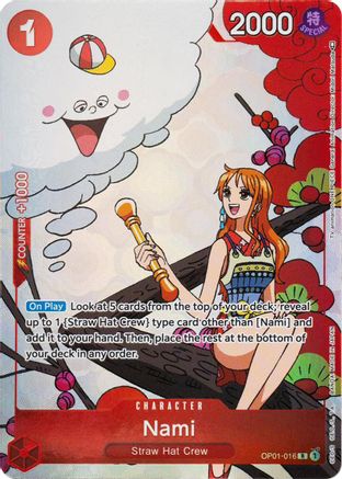 (OP01-016) Nami (Gift Collection 2023) - One Piece Promotion Cards Foil