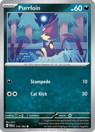 Purrloin (114/182) - SV04 Paradox Rift  - Common