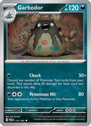 Garbodor (117/182) - SV04 Paradox Rift  - Uncommon