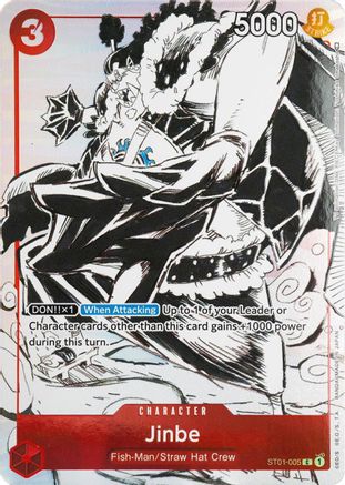 (ST01-005) Jinbe (Gift Collection 2023) - One Piece Promotion Cards Foil
