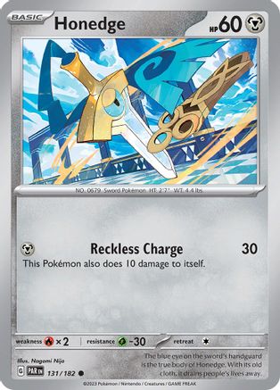 Honedge - 131/182 131 - SV04 Paradox Rift Reverse Holofoil