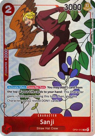 (OP01-013) Sanji (Gift Collection 2023) - One Piece Promotion Cards Foil