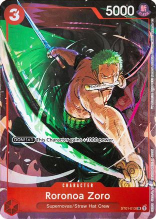 (ST01-013) Roronoa Zoro (Gift Collection 2023) - One Piece Promotion Cards Foil