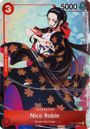 Nico Robin (Gift Collection 2023) (ST01-008) - One Piece Promotion Cards Foil