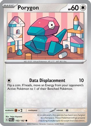 Porygon 142 - SV04 Paradox Rift Reverse Holofoil