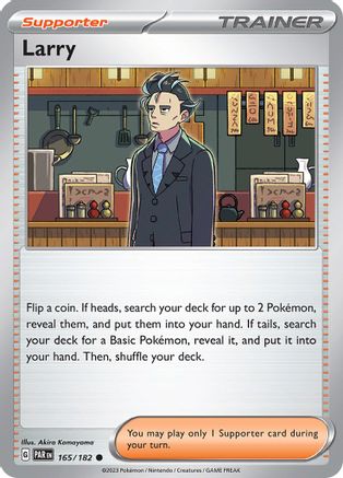 Larry (165/182) - SV04 Paradox Rift Reverse Holofoil - Common