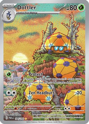 Dottler (184/182) - SV04 Paradox Rift Holofoil - Illustration Rare