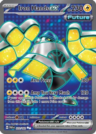 Iron Hands ex (223/182) - SV04 Paradox Rift Holofoil - Ultra Rare