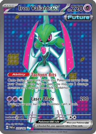 Iron Valiant ex (225/182) - SV04 Paradox Rift Holofoil - Ultra Rare