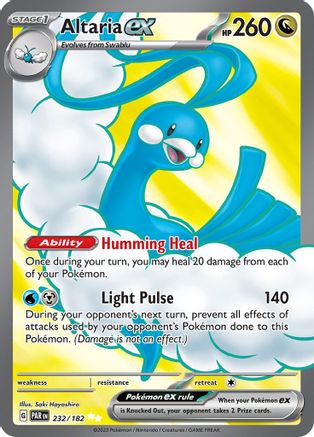 Altaria ex (232/182) - SV04 Paradox Rift Holofoil - Ultra Rare