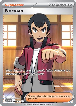 Norman (237/182) - SV04 Paradox Rift Holofoil - Ultra Rare