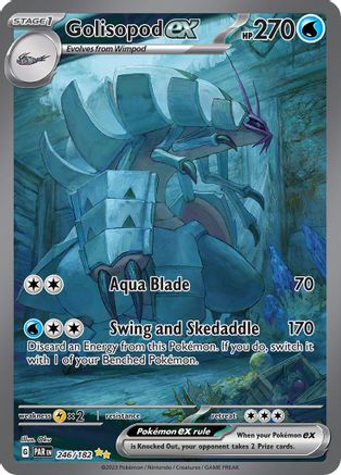 Golisopod ex (246/182) - SV04 Paradox Rift Holofoil - Special Illustration Rare