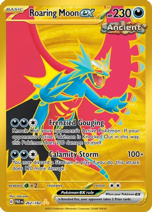 Roaring Moon ex (262/182) - SV04 Paradox Rift Holofoil - Hyper Rare