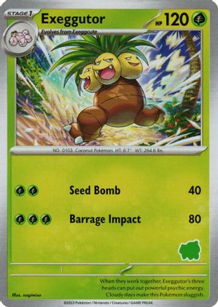 Exeggutor - My First Battle Normal - Unconfirmed