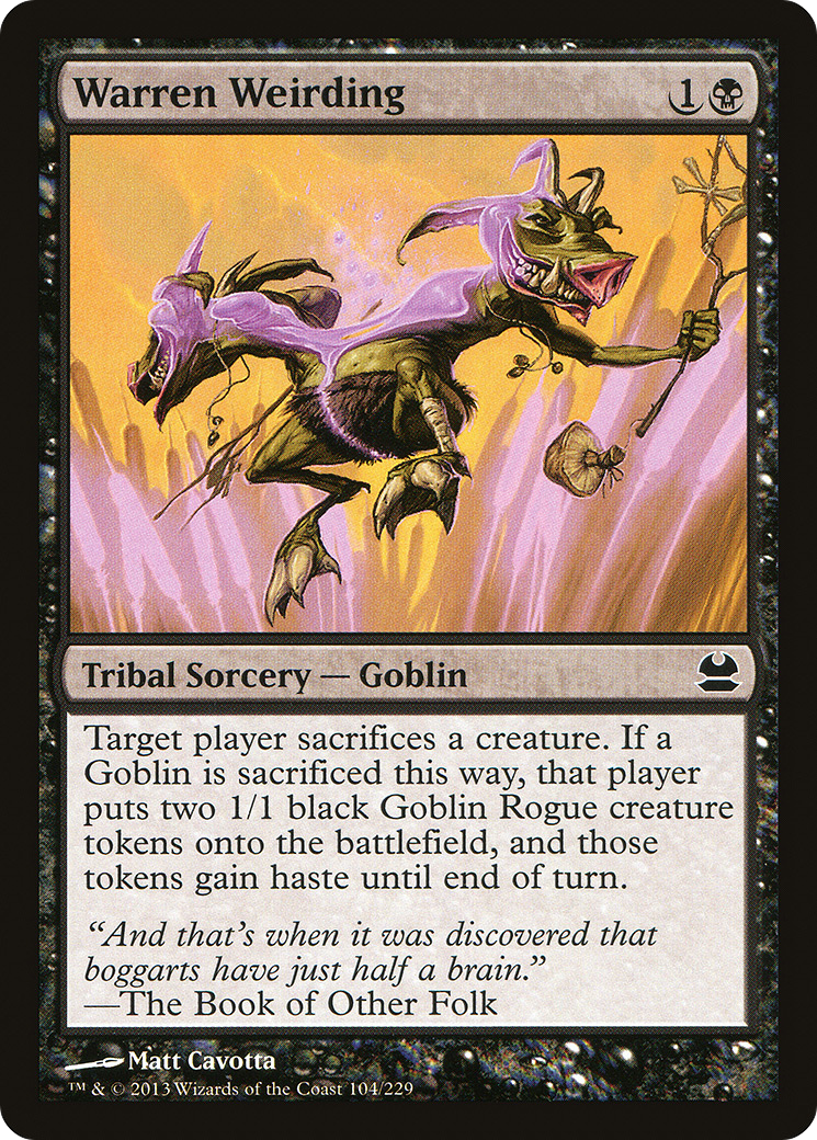 Warren Weirding  (MMA-104) - Modern Masters Foil