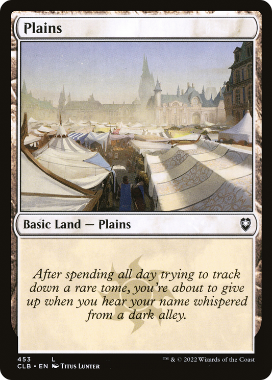 Plains (CLB-453) - Commander Legends: Battle for Baldur's Gate Foil