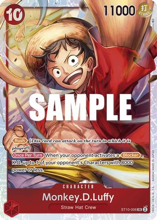 Monkey.D.Luffy (006) (ST10-006) - Ultra Deck: The Three Captains Foil