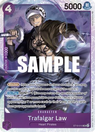 (ST10-010) Trafalgar Law (010) - Ultra Deck: The Three Captains Foil